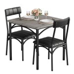 Table a manger avec chaisesensemble table � manger et 2 chaisesstyle industrielset de salle � manger ...