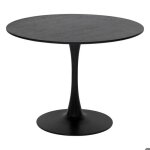 Table  manger elias noir d102x76cm - atmosphera createur dinterieur