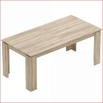 Table � manger extensible - 180 � 260 cm - jusqu� 10 personnes - ch�ne
