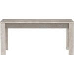 Calicosy - table à manger extensible 8 / 10 personnes l170 - 230 cm - antibes - chene champagne / beton ... Calicosy - table à manger extensible 8 / 10 personnes l170 - 230 cm - antibes - chene champagne / beton ...