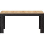Table � manger extensible bohol ? noir & bois ? 8 personnes ? extension l 160 � 2066 � p 902 � h 782 ...