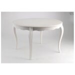 Table  manger extensible murano amadeus - bois massif - marron - 160x120 cm