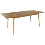 Table à manger extensible paxton 160 - 210cm naturel Table à manger extensible paxton 160 - 210cm naturel