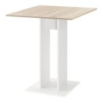 Table a manger de forme carree table design pour salle a manger cuisine salon panneau de particules melamine ...