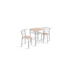 Table à manger ovale avec grille de rangement et 2 chaises collection student petit espace chêne sonoma ... Table à manger ovale avec grille de rangement et 2 chaises collection student petit espace chêne sonoma ...