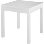 Table à manger table de cuisine de 2 à 4 personnes en pin massif laqué blanc 90. 70 - 50aw Table à manger table de cuisine de 2 à 4 personnes en pin massif laqué blanc 90. 70 - 50aw