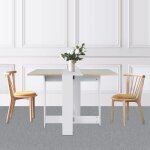 Table  manger pliante - marque - modle - contemporain - 6 places - blanc - mat