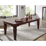 Table à manger rectangulaire 260x100cm 10 à 12 personnes bois massif dacacia style colonial couleur nougat ... Table à manger rectangulaire 260x100cm 10 à 12 personnes bois massif dacacia style colonial couleur nougat ...