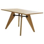 Table à manger rectangulaire - pärumm - vega - bois - 6 places - marron Table à manger rectangulaire - pärumm - vega - bois - 6 places - marron