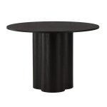 Table � manger ronde olivia 110cm noir