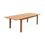 Table de jardin extensible bois deucalyptus 8 - 10 places