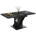 Table � manger t�lescopique (110 - 140�80cm) - minimaliste moderne extensible - table de cuisine peu ...