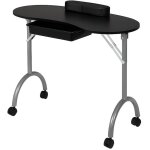Table de manucure portative pliable pour la manucure la reconstruction des ongles et la dcoration des ...