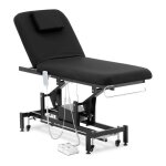 Table de massage professionnelle electrique lit de massage table de soin kine 2 moteurs 200 kg noir