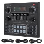 Table de mixage audio professionnelle table de mixage audio stro avec carte son bluetooth v9 console ...