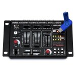 Table de mixage sono dj bm sonic bms - 21usb - bt 7canaux usb bluetooth phono / line entre micro + cl ...