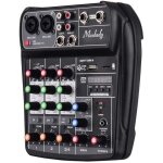 Table de mixage - zgeer - ai - 4 compact - 4 canaux - alimentation fantôme 48 v - entrée usb / bluetooth ... Table de mixage - zgeer - ai - 4 compact - 4 canaux - alimentation fantôme 48 v - entrée usb / bluetooth ...