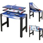Table multi jeux 5 en 1 table de jeux pour hockey billard basket tennis de table arc 91. 5 * 46 * 73cm ...