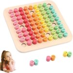 Table de multiplication en bois apprentissage des nombres des couleurs et de larithm�tique jouet �ducatif ...