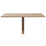 Table murale rabattable - wiens - ch�ne - 100x60 cm - support triangulaire - capacit� 20 kg - �conomique ...