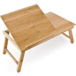 Table pour ordinateur portable - bambou - polyvalente - hauteur rglable