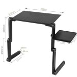 Table ordinateur portable support pc tablette de lit pliable