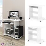 Table d?ordinateur vicco harm table table de bureau table dordinateur portable table de bureau roulante ...