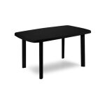 Table - faro - ovale - anthracite - 140x85 cm - 6 personnes - extérieur Table - faro - ovale - anthracite - 140x85 cm - 6 personnes - extérieur