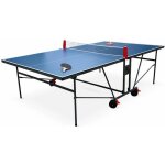 Table de ping pong indoor bleue - table pliable avec 2 raquettes et 3 balles. pour utilisation intrieure. ...