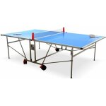 Table de ping pong outdoor bleue - table pliable avec 2 raquettes et 3 balles. pour utilisation extrieure. ...