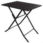 Table pliante - aktive - mod�le carr�e - 70x50x70 cm - m�tal r�sistant aux intemp�ries - 2 personnes