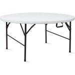 Table pliante ronde 180 cm portable