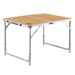 Table de camping pliante o'camp en aluminium pour 6 personnes - gris - 120 x 60 x 70 cm Table de camping pliante o'camp en aluminium pour 6 personnes - gris - 120 x 60 x 70 cm