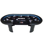 Table de poker led home deluxe full house - 9 personnes