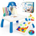 Table de projecteur de dessin pour enfants - marque - modle - bleu - mixte - intrieur