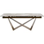 Table � rallonge connesso 260x90cm blanche kare design