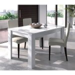 Dmora table à rallonge midland console extensible pour salle à manger 140 / 190x90h78 cm blanc brillant ... Dmora table à rallonge midland console extensible pour salle à manger 140 / 190x90h78 cm blanc brillant ...