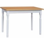 Table rectangulaire blanc / aulne - marque - modle - laqu - bois - 90x60 cm