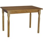 Table rectangulaire en chne pour cuisine ou salle  manger - pin cir 100% naturel