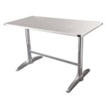 Table rectangulaire  deux pieds bolero 1200 mm