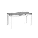 Table de jardin rectangulaire en aluminium gris perle ibiza perle - 6 / 8 places - jardiline