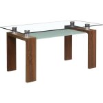 Table repas eva - 150 x 80 x 75 cm - marron