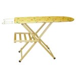 Table � repasser en bois avec des trous sp�ciaux pour faciliter l�vacuation de la vapeur.