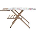 Table  repasser hauteur rglable en 3 positions. structure en bois de htre