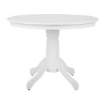 Table ronde 100 cm blanche akron