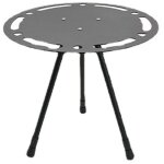 Table ronde pliante dext�rieur petite portable r�glable en hauteur en alliage daluminium l�ger et pliable ...