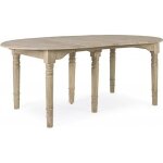 Table de salle à manger - bedford - ronde - extensible 110 / 272 cm - chêne massif - 8 places Table de salle à manger - bedford - ronde - extensible 110 / 272 cm - chêne massif - 8 places