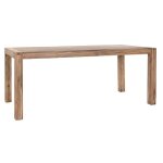 Table de salle à manger - bois marron - 180x90x76 cm - design moderne - rectangulaire Table de salle à manger - bois marron - 180x90x76 cm - design moderne - rectangulaire