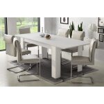 Dmora table de salle à manger extensible console extensible table moderne avec rallonge 160 / 220x88h80 ... Dmora table de salle à manger extensible console extensible table moderne avec rallonge 160 / 220x88h80 ...