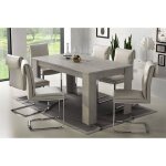 Dmora table de salle � manger extensible console extensible table moderne avec rallonges 160 / 220x88h80 ...